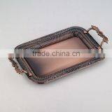 Gold Stainless Steel Decorative Tray for Wedding thumbnail-6