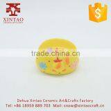 Decorative Ceramic Table Yellow Chicken Shaped Napkin Holder for Sale thumbnail-1