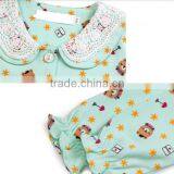 New Design 100% Cotton Pajama Sleepwear for Children,flower Printing Fabric for Pajama Children thumbnail-4