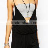 2015 Fashionable Hot Sale OEM Customized Low Front Ladies Festival Romper thumbnail-3