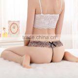 Very Sexy Lepoard Printed T-back Lace G-string Thongs For Women thumbnail-4