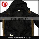 Botton Zipper up Winter Padded Jacket Men Coat With Hoody thumbnail-6