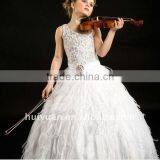 High Quality Beaded Strap Baby Gown Girl Party Dress thumbnail-1