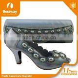 Unique Design On Stocking Shoe And Bag Set Matching Various Colors Option thumbnail-4