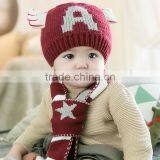 TC17008 Wholesale Cute Baby Winter Hat and Scarf thumbnail-5
