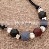 Zm35073a New Fashion Women Accessories Sweater Necklace Cheap Wooden Necklace thumbnail-2