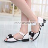 Zm50133b Summer Fashion pu Leather Sandal Girls New Design Kids Shoe With Bowknot thumbnail-2