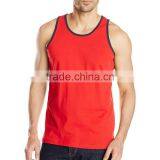 Latest Design Fashion Gym Wholesale 100 Cotton Blank Mens Tank Top thumbnail-2