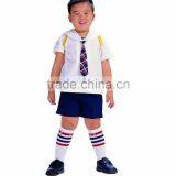 Juqian Primary Kid School Uniforms Design With Pictures Short Sleeve Shirt thumbnail-4