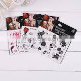 Different Flower Shapes Sticker Waterproof Tattoo Sticker Enviroment Protection Non-toxic thumbnail-1