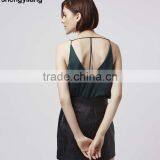 Most Fashionable Variety of Colors Strappy Plunge Cami Top thumbnail-4