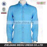 2017 Mens Custom Contrast Color Long Sleeve Hemp or Linen Shirt thumbnail-1