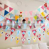 Hot Sell Party Decoration Bunting Flag/ Birthday Pennant thumbnail-1