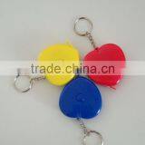 Heart Shape 60inch Retractable Sewing Tool Tape Keychain