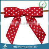 Single Face Printed Polyester Gift Ribbon Bow With Nice Design thumbnail-1
