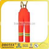 Flame Resistant Stretch Hi-Vis Rain Bib Overall thumbnail-2