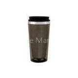 Double Wall Plastic Cup With Straw thumbnail-1