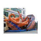 Giant Octopus PVC Commercial Inflatable Slide With Double Lane thumbnail-1