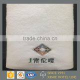 Wholesale Custom Embroidered Logo White Luxury Hotel Towels Bath 100% Cotton Towel