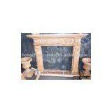 Fireplace,stone Fireplace,travertine Fireplace thumbnail-1