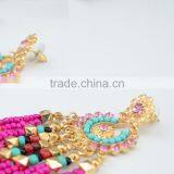 XP-TE-2131 Woman Design Earing 2017 Seed Bead Tassel Earring thumbnail-4