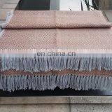 Alpaca Throw of Brown With Gray Color thumbnail-3