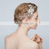 Bridal Headpiece Marquise Burst Floating Beads Rhinestone Chain Bridal Hair Clip Wedding Accessories Princess Prom Headpiece thumbnail-5