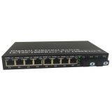 Unmanaged 8 ports 10/100/1000Base-TX to 1000Base-FX Gigabit Ethernet Switch