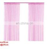 Customized luxury high quality modern household curtain / polyester warp knitting curtain 1 pair