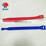 New Product Reusable Red Plastic Nylon Hook and Loop Cable Tie thumbnail-2