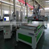 Wood Door Making "Expert"!!!synchronous 2 Heads Wood Cnc Router thumbnail-2