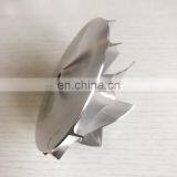 T04E Forward 61.40/82.00mm 6+6 Blades High Performance Turbo Milling/alumimun 2618/Billet Compressor Wheel thumbnail-4