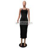 LAITE D2008 Best Sellers Comfortable Women Casual Sleeveless Summer Dresses Ladies Sexy Backless Dress thumbnail-7