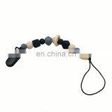 Food Grade Silicone Teething Beads Pacifier Clip thumbnail-3