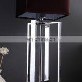 Customize Logo Silver Iron Base Cheap Modern Nightstand Lamp for Office Home Hotel thumbnail-6