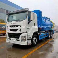 ISUZU GIGA 6X4 16CBM High Pressure Washing Vacuum Combined Jet Sewage Suction Truck