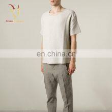 Men's Cashmere/silk Blended Sweater With Short Sleeves thumbnail-3