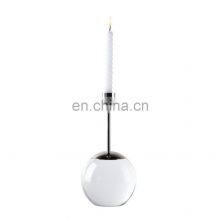 High End Globe Crystal Interior Home Decor Wedding Centerpieces Gift Crafts CandleSticks thumbnail-1