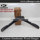 IMY-538 black top end bulk wood shirts hangers