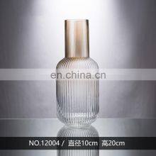 Производитель: принадлежности для дома, украшения для столовой. Круглые стеклянные вазы для стола с сублимационной печатью, прозрачные настольные вазы, поддержка thumbnail-2