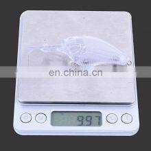 Amazon 9cm 10g High Quality Fishing Lure Blanks Unpainted Diving Crank thumbnail-5