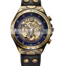 SHENHUA 9869 Luxury Automatic Mechanical Men Wrist Watch Leather Aanlog Display Automatic Mechanical Watch thumbnail-2