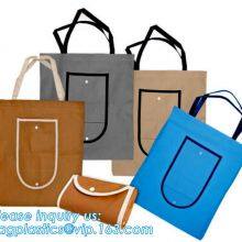 Eco Friendly Recyclable Grocery Non Woven Bag, Lamination Gift Non Woven Tote Bag Fabric Shopper Promotional Bag thumbnail-5