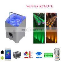Wireless Battery Powered LED Uplight 6*18W RGBWA Disco LED Mini PAR Uplight thumbnail-2