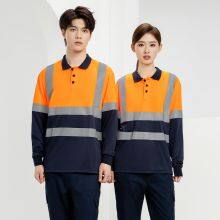 Customized T-shirts and Vests, High Gloss Reflective Work Clothes, and Workwear With Logo Embroidery thumbnail-4