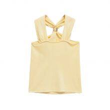 Spring New Neck Hanging Top, European and American Sexy Backless Vest for Women thumbnail-4
