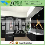 glass pens vitrine free standing display cabinet,wooden glass display cabinet