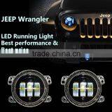 Round 4 inch led fog headlight replacement fog lamp for jeep wrangler car accessories