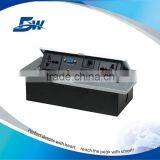 BW-T612 Office Furniture Tabletop Switch Socket/Pop Up Desk Power Outlet For Conference Table thumbnail-1