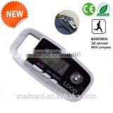 high accuracy portable 3d sensor multifunction pedometer